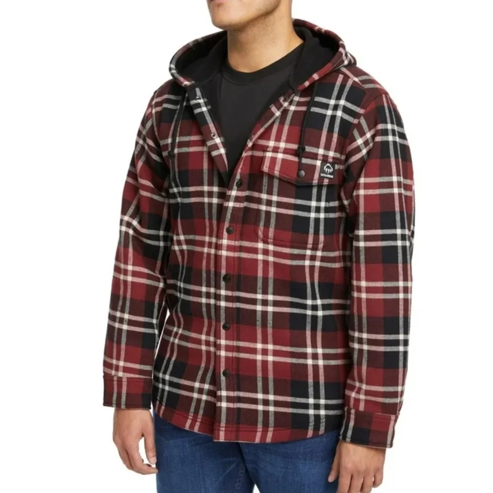 MEN’S WOLVERINE BUCKSAW FLANNEL JACKET NWT medium COAT